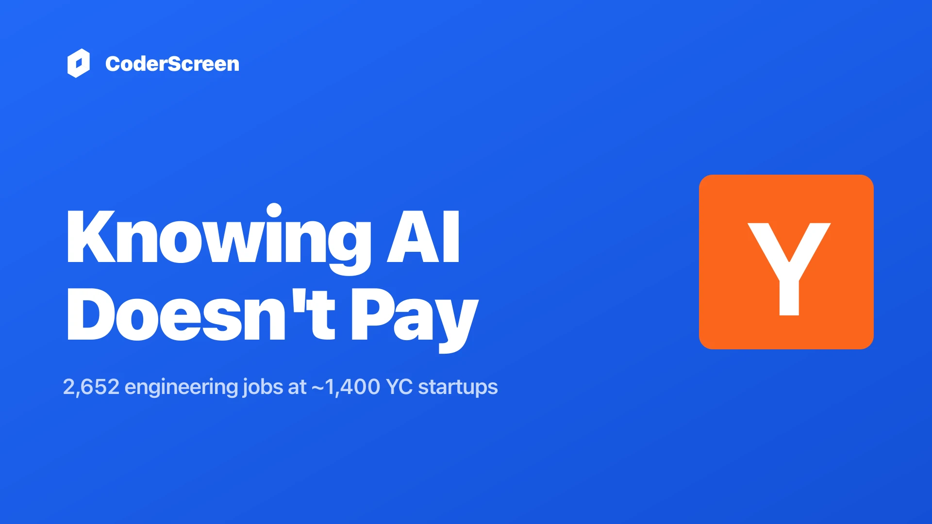I checked whether “using AI” actually pays at YC startups. It doesn’t